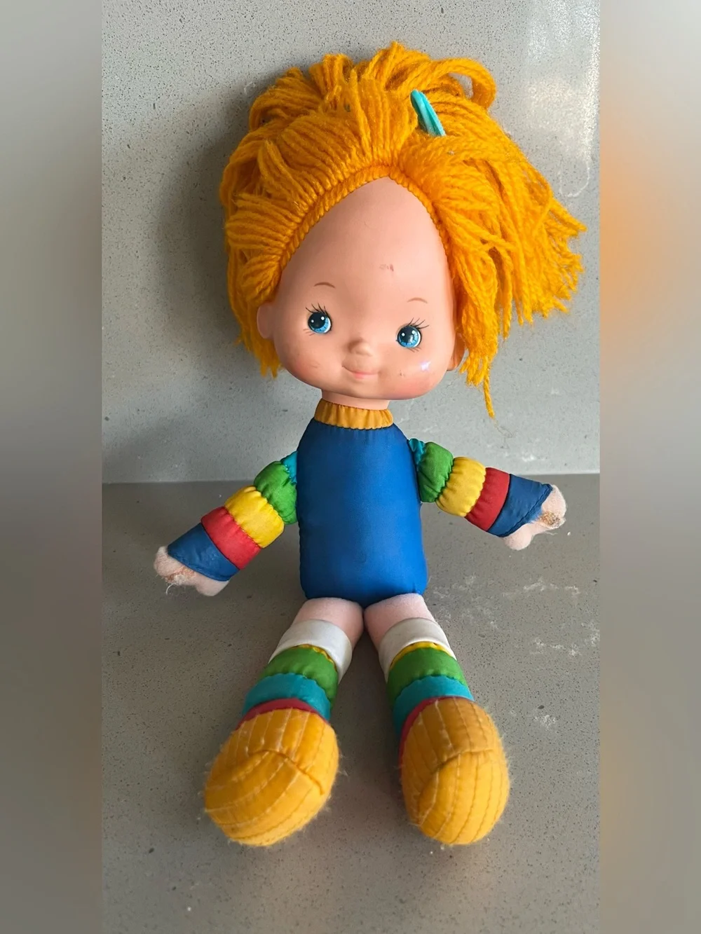 Vintage 80’s 1983 Hallmark Rainbow Brite 12” Doll Original Plush Mattel